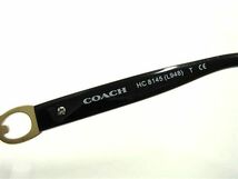 1円 ■美品■ COACH コーチ 500211 60□16 130 サングラス メガネ 眼鏡 レディース ブラック系 BI2128_画像5