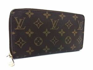 1円 LOUIS VUITTON ルイヴィトン M60017 モノグラム ジッピーウォレット ラウンドファスナー 長財布 メンズ レディース ブラウン系 AY2312