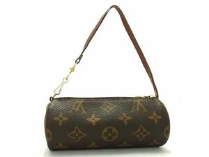 1 иен LOUIS VUITTON Louis Vuitton монограмма papiyon для сумка бардачок мульти- кейс женский оттенок коричневого FB0642