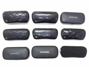 1円 CHANEL シャネル サングラスケース メガネケース 眼鏡ケース メンズ レディース 9点セット まとめ売り DA7614