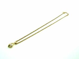 # beautiful goods # NINA RICCI Nina Ricci rhinestone necklace pendant accessory lady's gold group DD8458