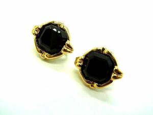 # beautiful goods # NINA RICCI Nina Ricci rhinestone clip type earrings accessory lady's gold group DE0382