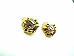 # beautiful goods # NINA RICCI Nina Ricci clip type earrings accessory lady's gold group × silver group DE1729