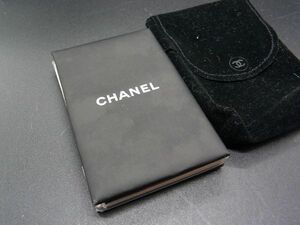 # ultimate beautiful goods # CHANEL Chanel mirror hand-mirror make-up supplies lady's men's black group DE1717