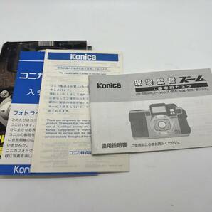 KONICA コニカ コンパクト フィルムカメラ 現場監督 ズーム ZOOM LEMS 28-56 動作未確認【5174】の画像8