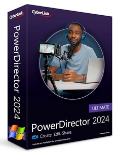 CyberLink PowerDirector Ultimate 2024 v22.0.2118 台数制限なし Windows 日本語 永続版ダウンロード