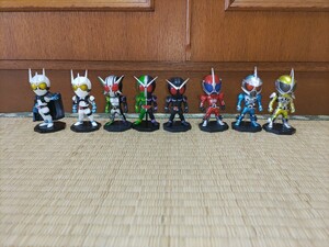 【中古美品】仮面ライダーW　ワールドコレクタブルフィギュア　8体セット　バンプレスト　仮面ライダーダブル