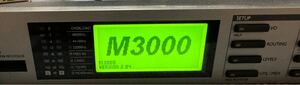 TC Electronic M3000 Studio effect processor ( secondhand goods electrification verification present condition delivery ) STUDIO REVERB PROCESSOR