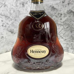 【未開栓】Hennessy ヘネシー X.O COGNAC コニャック 金キャップ クリアボトル 700ml 40% ブランデー 洋酒 古酒 の画像1