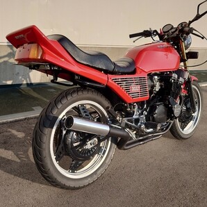 HONDA ホンダ CBX400F 兵庫神戸市 NC07 国内車両 昭和59年登録 マフラー新品4-2-1 赤ソリ 支払い後引取り頂いたらすぐ渡せますの画像3