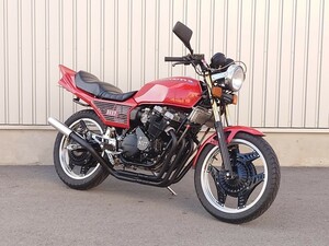 HONDA ホンダ CBX400F 兵庫神戸市 NC07 国内車両　昭和59年登録　マフラー新品4-2-1 赤ソリ　支払い後引取り頂いたらすぐ渡せます