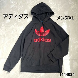 アディダス adidas メンズパーカー XLサイズ　ビッグロゴ