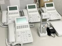 NTT αN1 N1S 主装置・電話機5台セット DECL・PSDU・VMU付_画像3