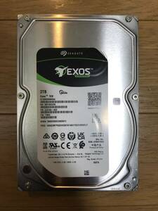 Seagate EXOS ST2000NM000A 2TB 3.5inch HDD 動作確認済 正常判定 使用時間5712時間