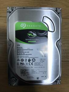 Seagate Barracuda ST1000DM010 1TB HDD 動作確認済 正常判定 使用時間11時間