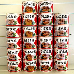 マルハニチロサバ缶　3種22缶セット　さば水煮　さばみそ煮　さば煮付　★国内で水揚・製造　★国内生産品、国産さば使用　おいしい鯖缶