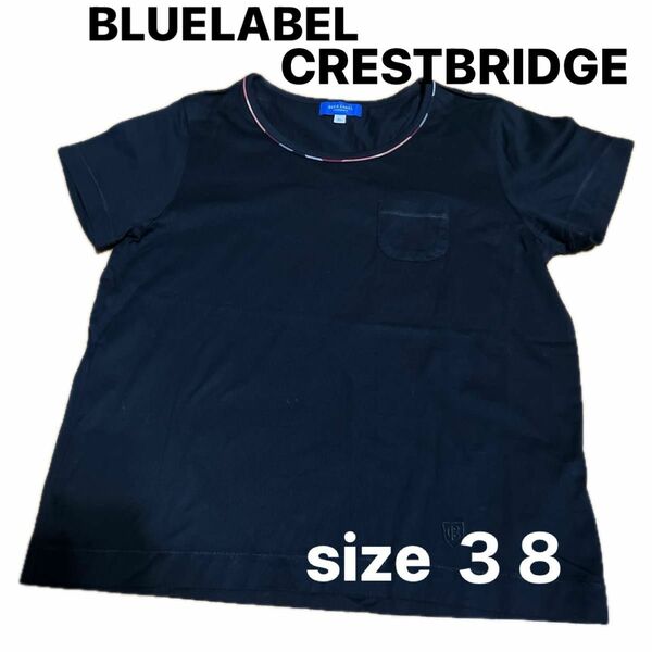 BLUELABEL CRESTBRIDGE半袖Tシャツ/38USED