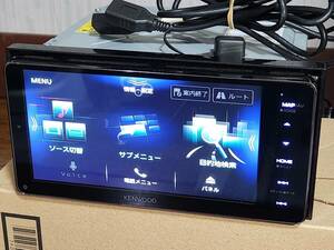 KENWOOD 彩速ナビ MDV-M906HDW 【通電・簡易動作確認】 フルセグ・Bluetooth・SD / ワイド / HDパネル