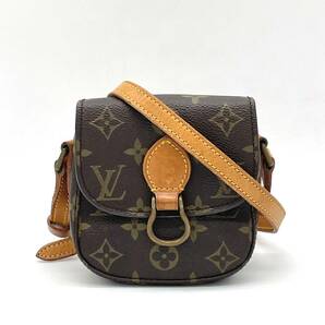 1円 希少 良品 LOUIS VUITTON ルイヴィトン モノグラム サンクルーBB ミニミニサンクルー ベベサンクルー ショルダーバッグ M51245の画像1