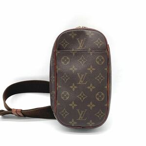 1円 LOUIS VUITTON ルイヴィトン モノグラム ポシェット ガンジュ ボディバッグ ショルダーバッグ M51870