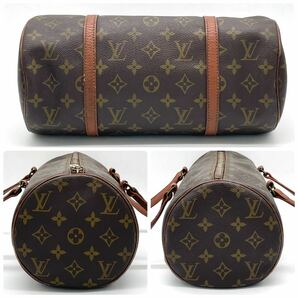 1円 LOUIS VUITTON ルイヴィトン モノグラム パピヨン30 筒型 ハンドバッグ ミニボストン M51365 ポーチつきの画像5