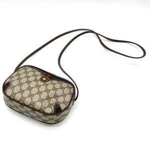 1円 外観極美品 GUCCI オールドグッチ シェリーライン GG柄 ショルダーバッグ ポシェット クロスボディ インターロッキングGの画像1