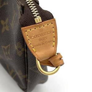 1円 極美品 LOUIS VUITTON ルイヴィトン モノグラム ポシェットアクセソワール アクセサリーポーチ ハンドバッグ M51980の画像8