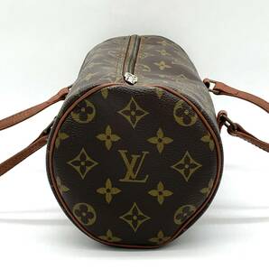 1円 LOUIS VUITTON ルイヴィトン モノグラム パピヨン26 筒型 ハンドバッグ ミニボストン M51366の画像3