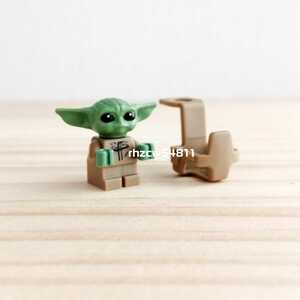 LEGO baby Yoda свечение g- The * детский слинг-переноска Звездные войны Lego Yoda man daro Lien Mini fig стандартный новый товар 