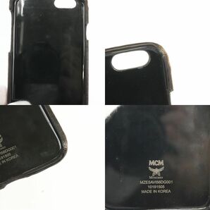 エムシーエム MCM iPhoneケース MZE5AVI56 iPhone6/6s ゴールド メタリック レザー 中古B 266452の画像4