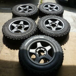 ジムニーサイズ 4×4エンジニアリング ヨコハマ ジオランダー M/T G003 185/85R16 105/103N LT 2022年製 ５本 中古品の画像1