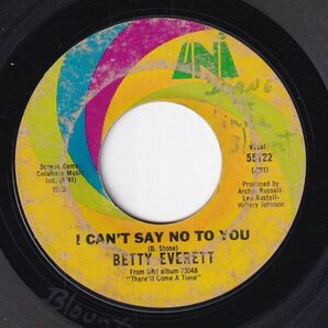 Betty Everett - I Can't Say No To You / Better Tomorrow Than Today (C) SF-CK509の画像1