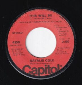 Natalie Cole - This Will Be / Joey (A) SF-CK553