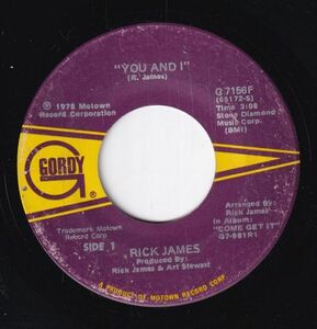 Rick James - You And I / Hollywood (A) SF-CK517