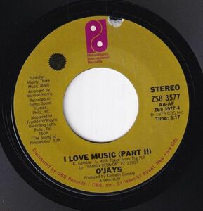 The O'Jays - I Love Music (Part I) / (Part II) (A) SF-CK420