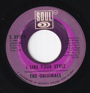 The Originals - We Can Make It Baby / I Like Your Style (A) SF-CK531