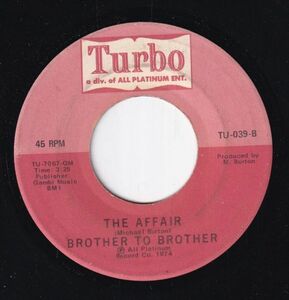 Brother To Brother - In The Bottle / The Affair (B) SF-CJ598