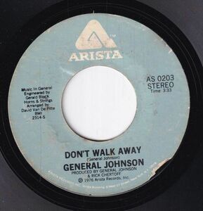 General Johnson - Don't Walk Away / Temperature Rising Part II (B) SF-CJ545