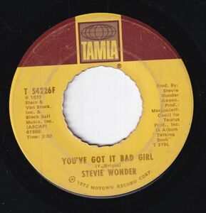 Stevie Wonder - Superstition / You've Got It Bad Girl (B) SF-CJ485