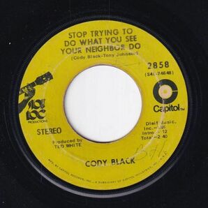 Cody Black - Stop Trying To Do What You See Your Neighbor Do / Ain't No Love Like Your Love (B) SF-CM303の画像1