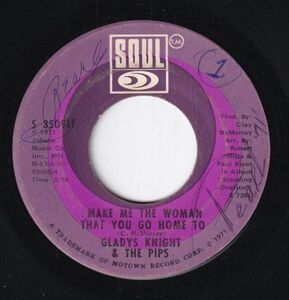 Gladys Knight & The Pips - Make Me The Woman That You Go Home To / It's All Over But The Shoutin' (B) SF-CK116