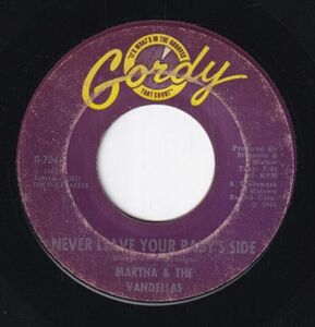 Martha & The Vandellas - My Baby Loves Me / Never Leave Your Baby's Side (B) SF-CK074