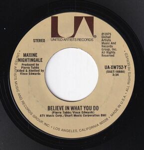 Maxine Nightingale - Right Back Where We Started From / Believe In What You Do (A) SF-CM218