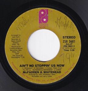 McFadden & Whitehead - Ain't No Stoppin' Us Now / I Got The Love (B) SF-CM380