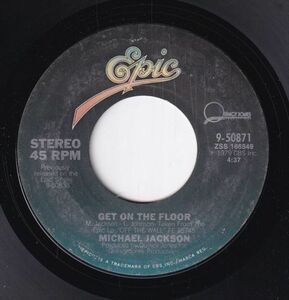 Michael Jackson - She's Out Of My Life / Get On The Floor (A) SF-CM354