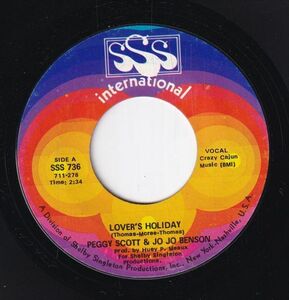 Peggy Scott & Jo Jo Benson - Lover's Holiday / Here With Me (A) SF-CK037