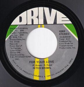 Peter Brown - Dance With Me / For Your Love (A) SF-CK169