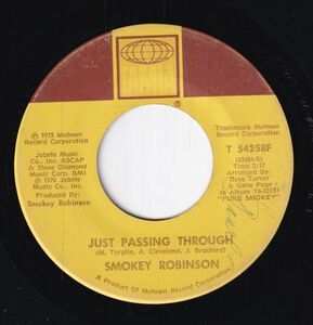 Smokey Robinson - Baby That's Backatcha / Just Passing Through (B) SF-CK117