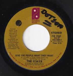 The O'Jays - Give The People What They Want / What Am I Waiting For (C) SF-CM254