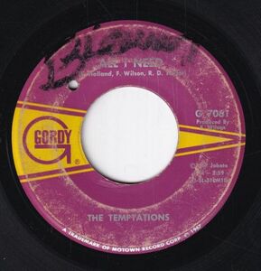 The Temptations - All I Need / Sorry Is A Sorry Word (B) SF-CK069